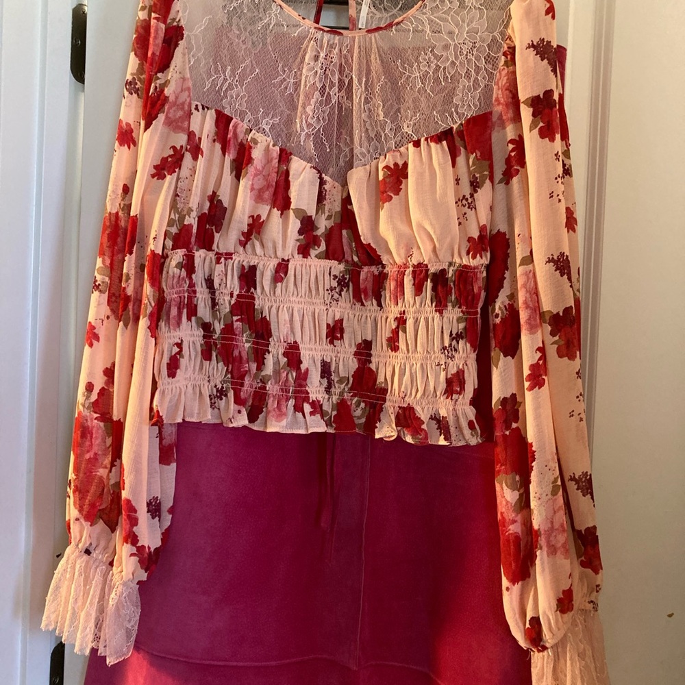 skirt and blouse ensemble